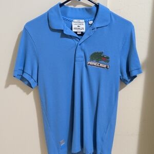 Lacoste x Minecraft Men Polo Shirt in Blue